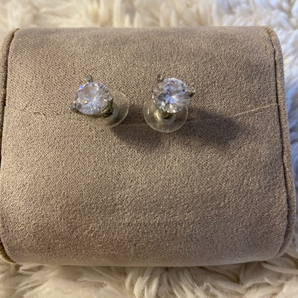 CZ Earrings - Picture 2 of 7